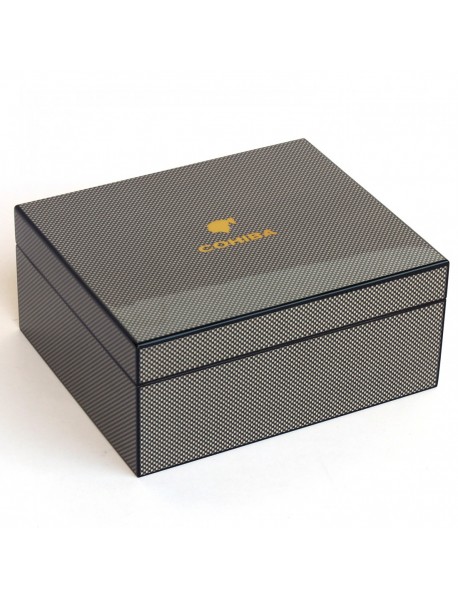 Cohiba Humidor Karbon Desen - Setli Puro Kutusu