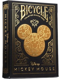 Bicycle Disney Mickey Mouse Black and Gold Premium Oyun Kağıdı İskambil Destesi