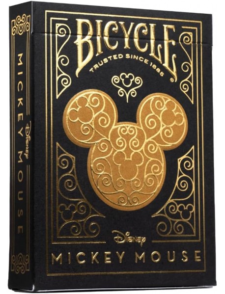 Bicycle Disney Mickey Mouse Black and Gold Premium Oyun Kağıdı İskambil Destesi