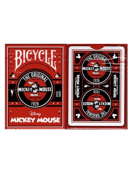 Bicycle Disney Classic Mickey Mouse (Red) Oyun Kağıdı İskambil Destesi