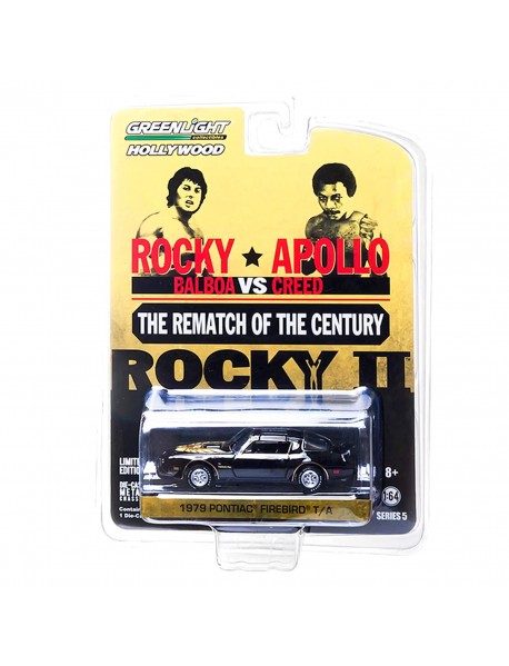 Greenlight 1:64  Rocky II (1979) - 1979 Pontiac Firebird Trans Am Model Araba